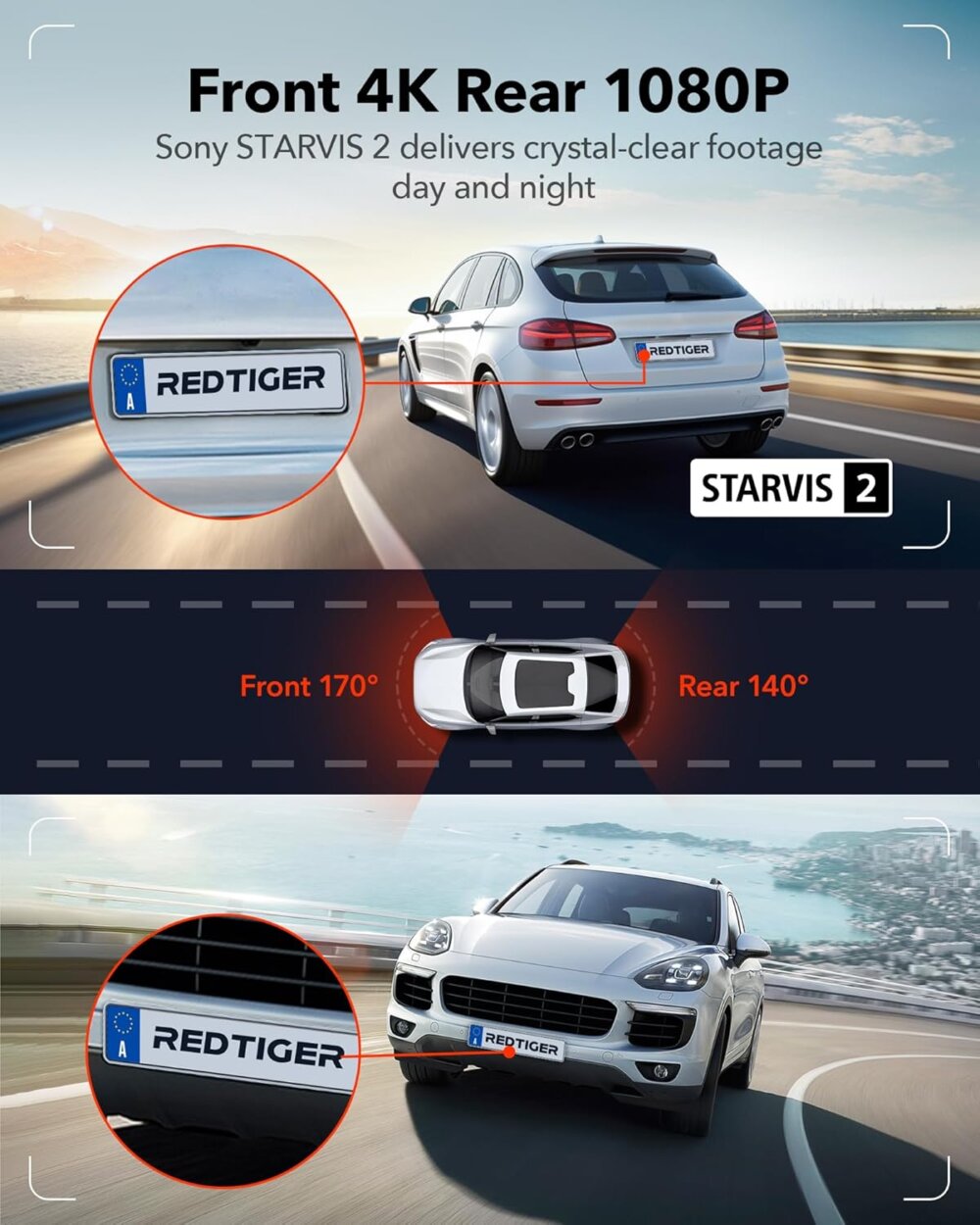 REDTIGER F7N Touch: The Ultimate 4K Guide to User-Friendly Dash Cam Protection - Image 7