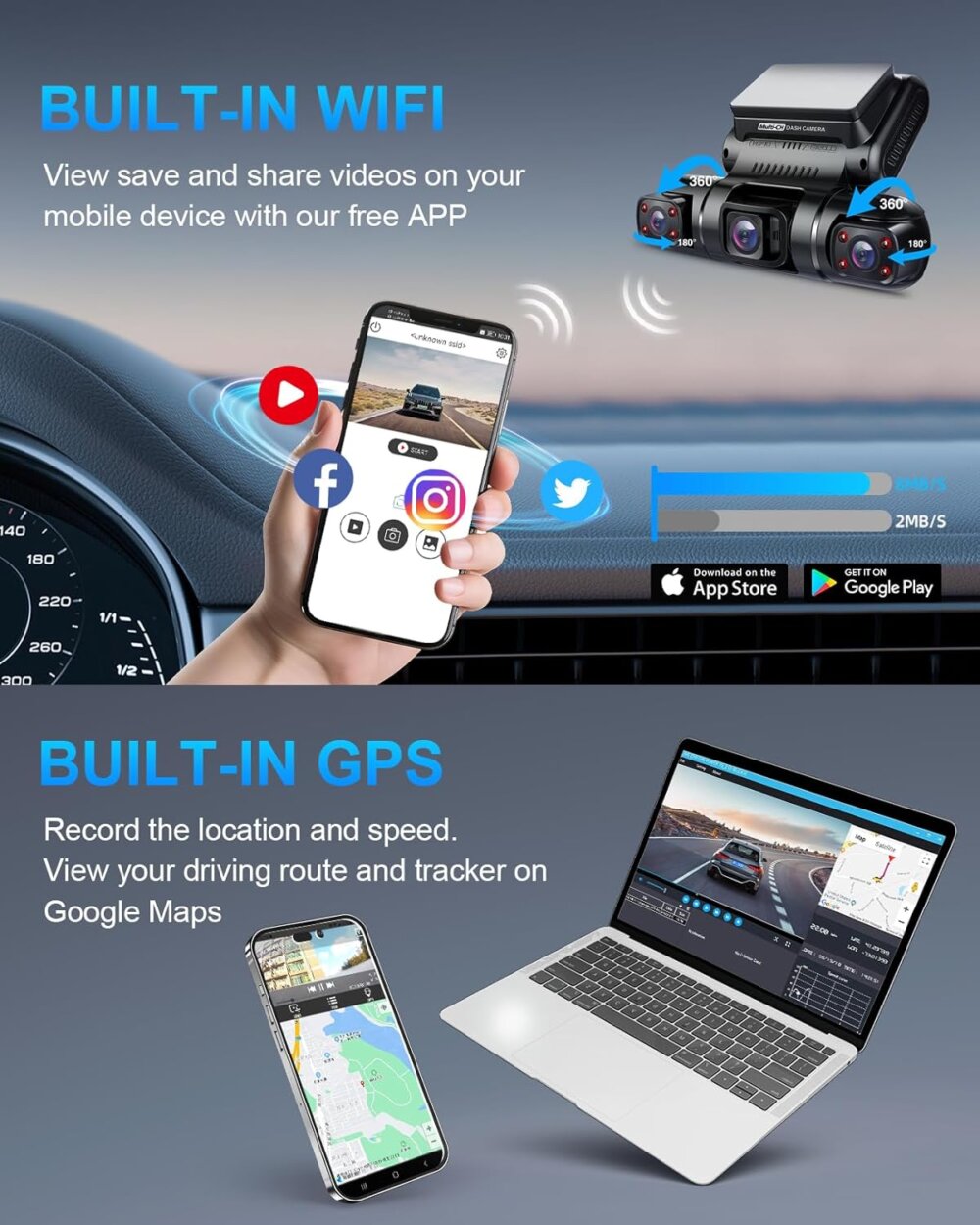 PRUVEEO 360 Dash Cam: The Ultimate 4-Channel Guide to Complete 360-Degree Vehicle Surveillance - Image 4