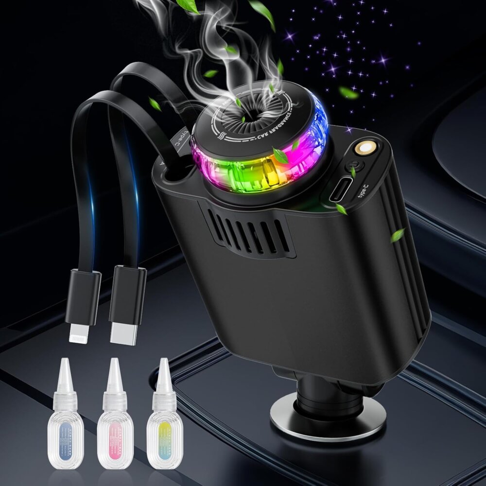 Starlight Retractable Car Charger: The Ultimate 5-in-1 Guide to Fast Charging & In-Car Ambiance - Image 7