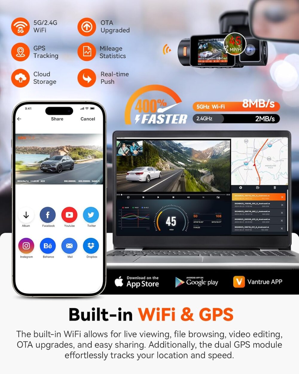 Vantrue N2X Dash Cam: The Pro 2.7K Guide for Secure Front and Inside Recording - Image 9