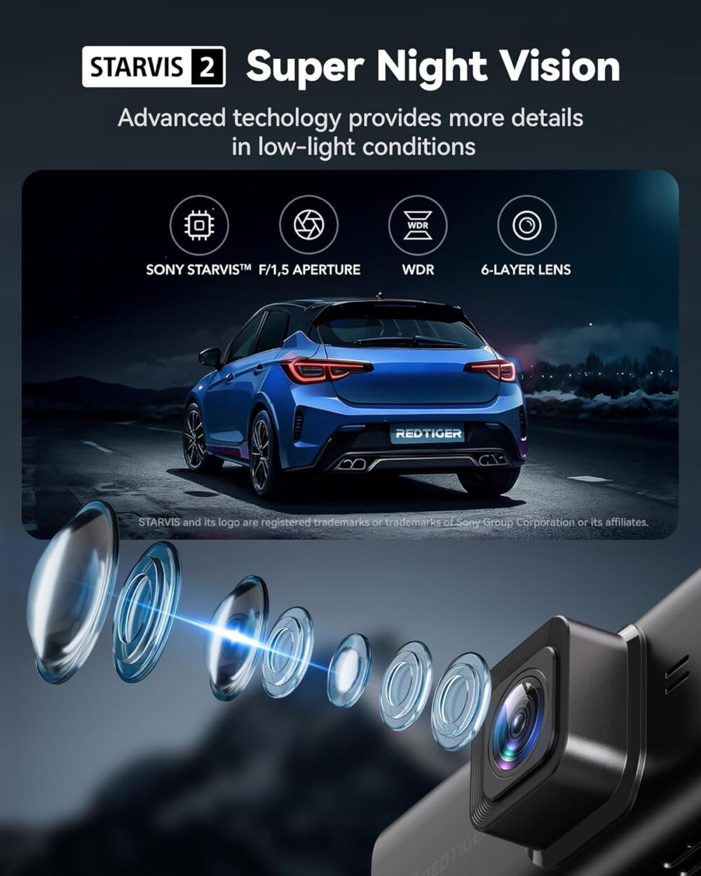 REDTIGER F7N Touch: The Ultimate 4K Guide to User-Friendly Dash Cam Protection - Image 2