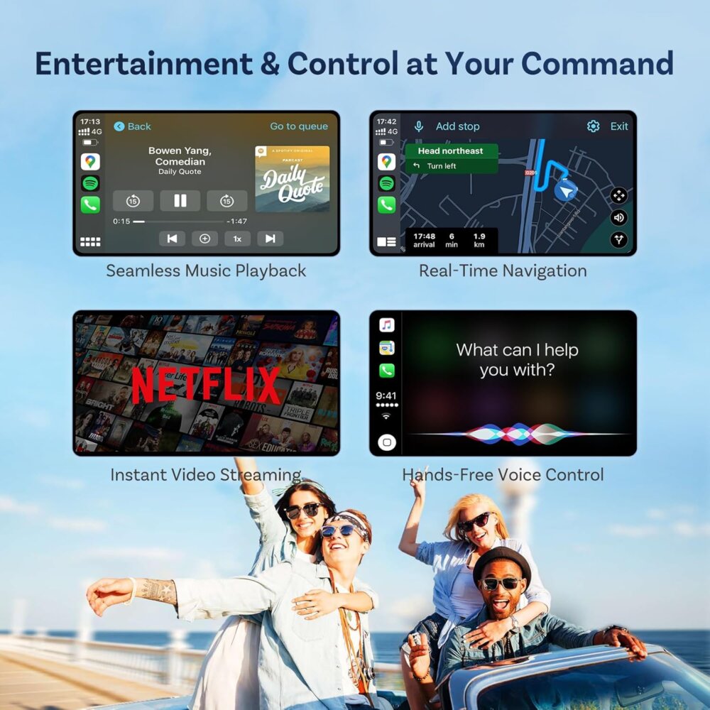 OTTOCAST Play2Video Pro: The Ultimate 3-in-1 Guide to Stream Netflix & YouTube in Your Car - Image 5
