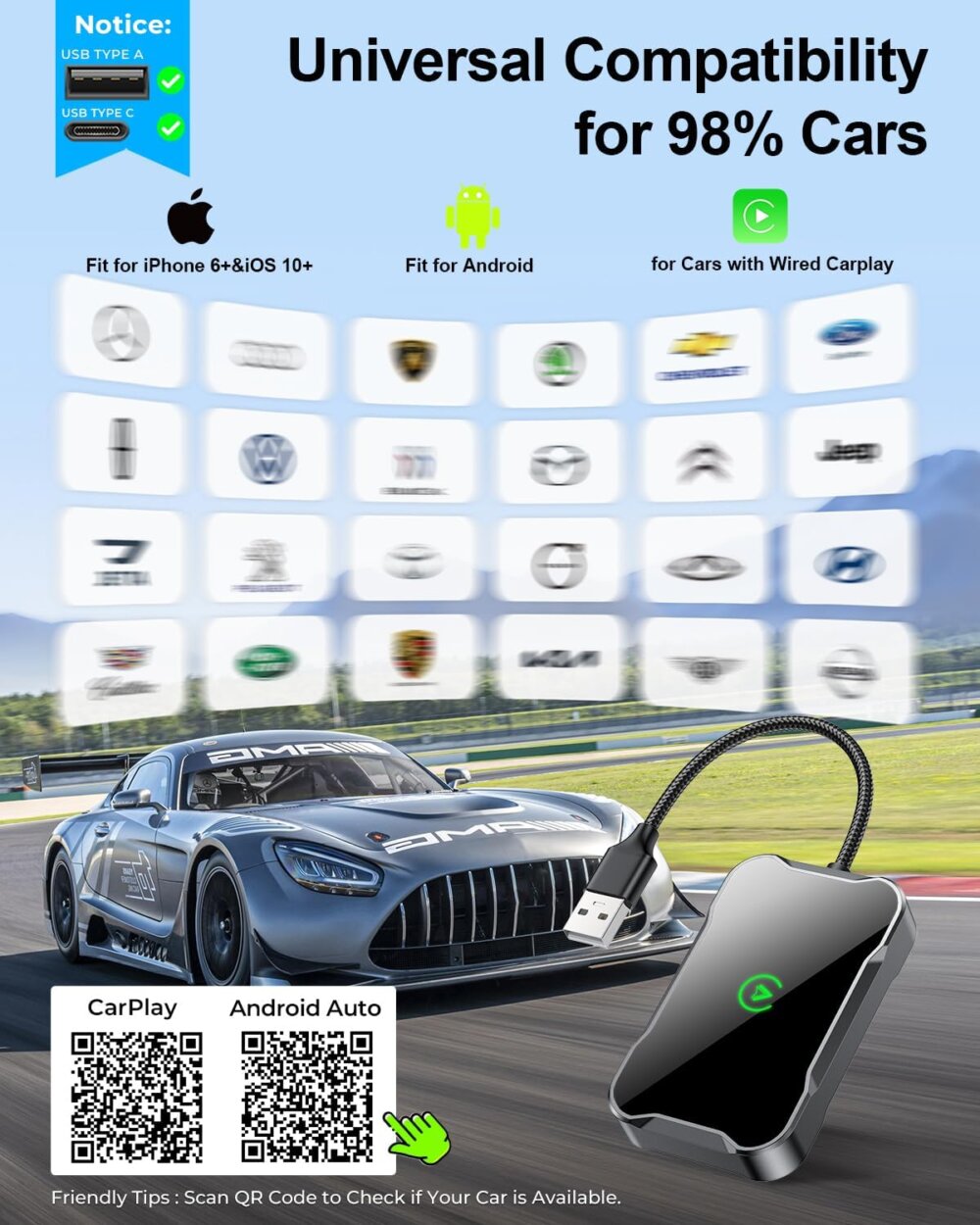 Wireless CarPlay & Android Auto Adapter: The Ultimate 2-in-1 Guide to a High-Speed, Seamless Connection - Image 4