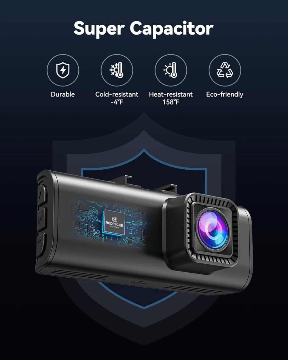 REDTIGER F7NP Dash Cam: Your Complete 4K Solution for Reliable Road Safety - Image 2