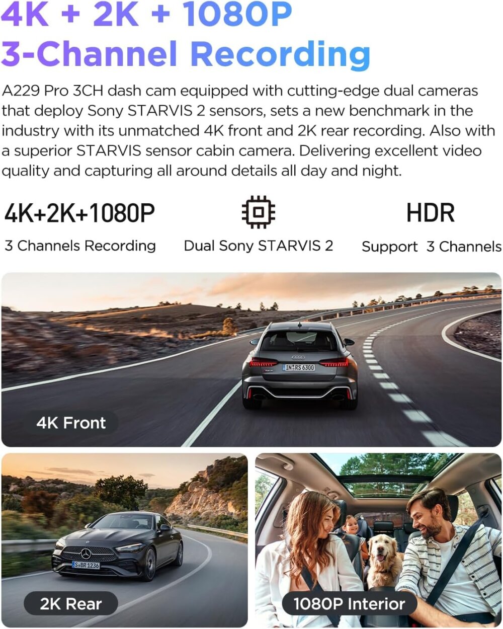 VIOFO A229 Pro: The Definitive 3-Channel Guide to Crystal-Clear 4K Dash Cam Security - Image 4