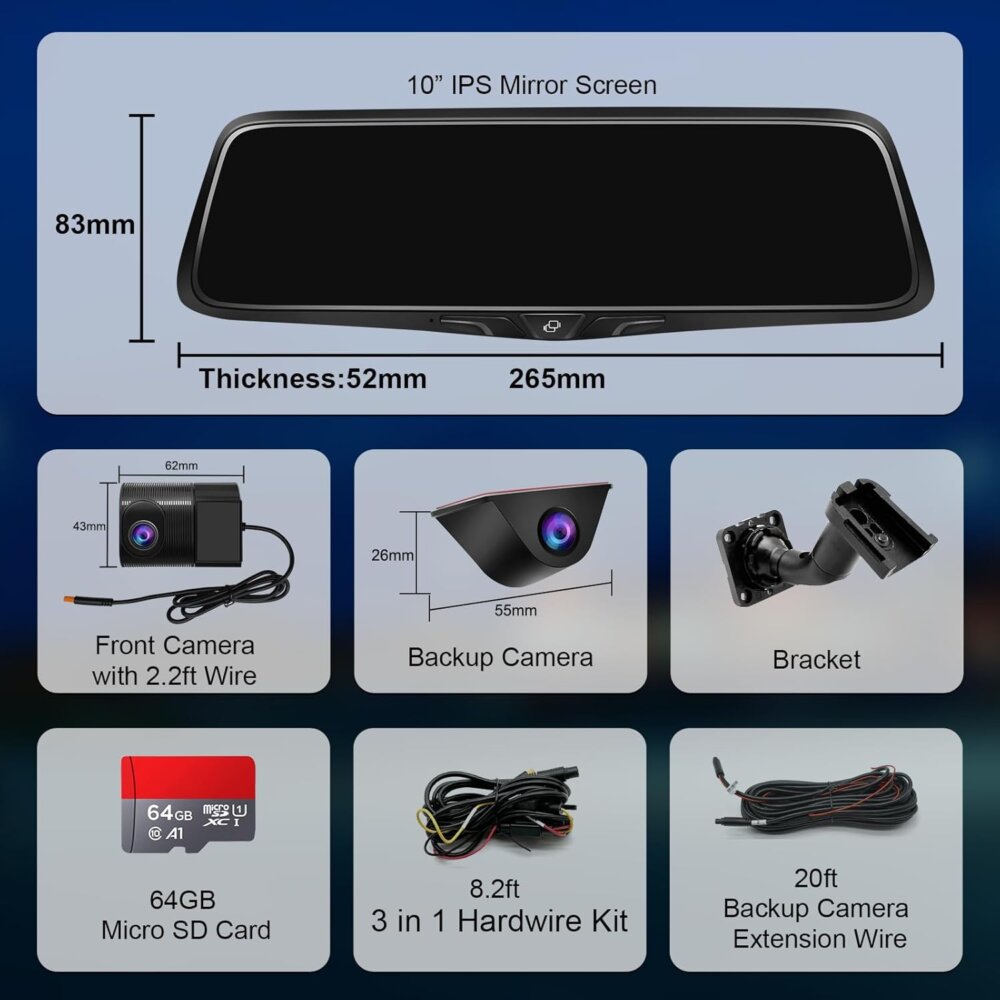 PORMIDO OEM Mirror Dash Cam: The Ultimate Guide to a Seamless 2K Integrated Camera System - Image 2