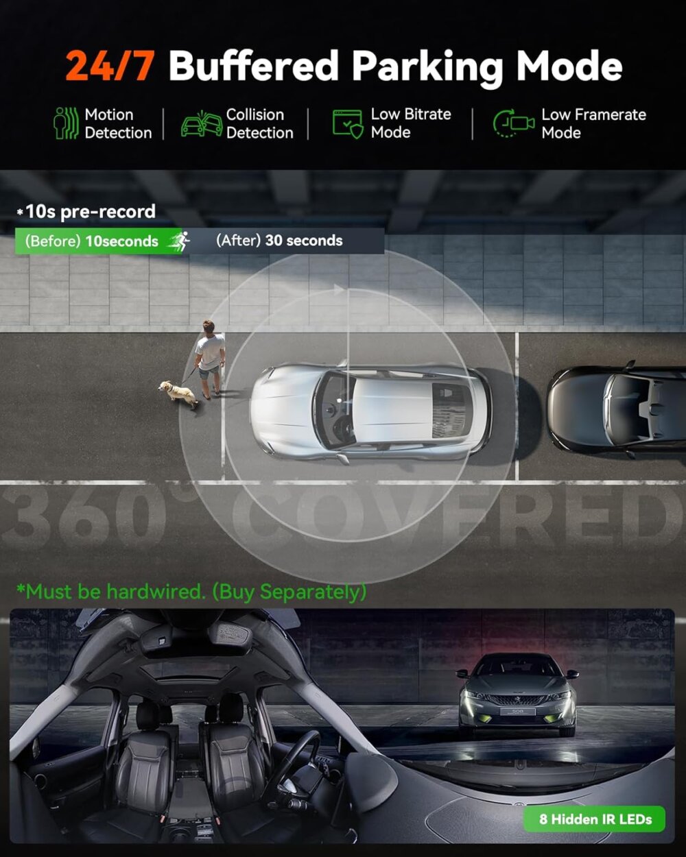 Vantrue E360 ACE: The All-in-One Guide to Immersive 5.2K 360° Dash & Action Cam Recording - Image 3