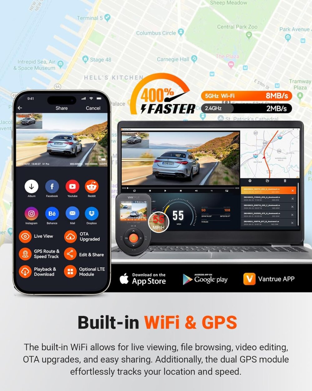 Vantrue S1 Pro: The Ultimate Guide to 60FPS Pro-Grade Dual Dash Cam Security - Image 4
