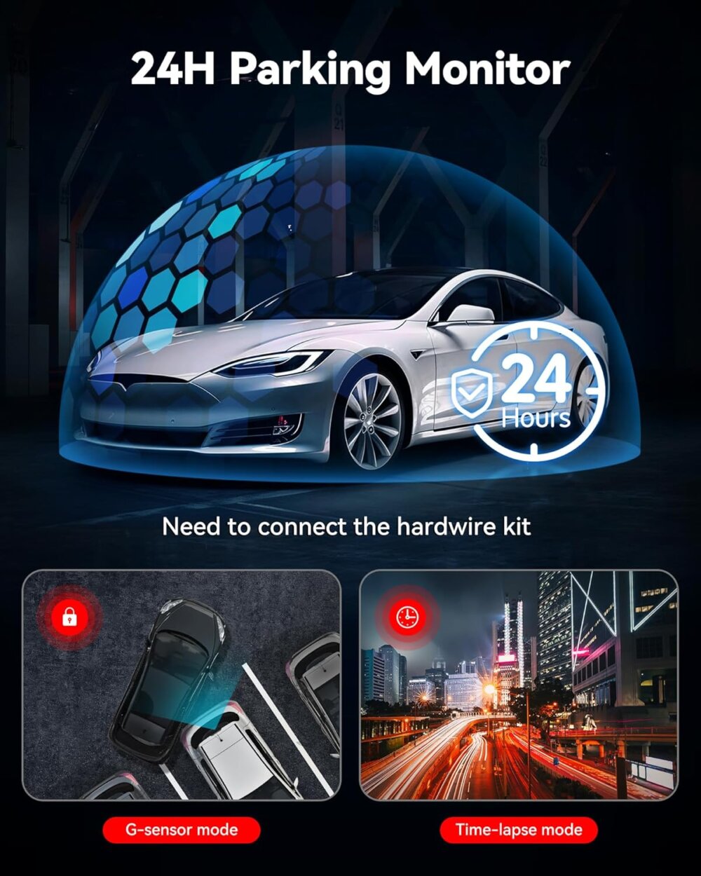 REDTIGER F7NP Dash Cam: Your Complete 4K Solution for Reliable Road Safety - Image 5