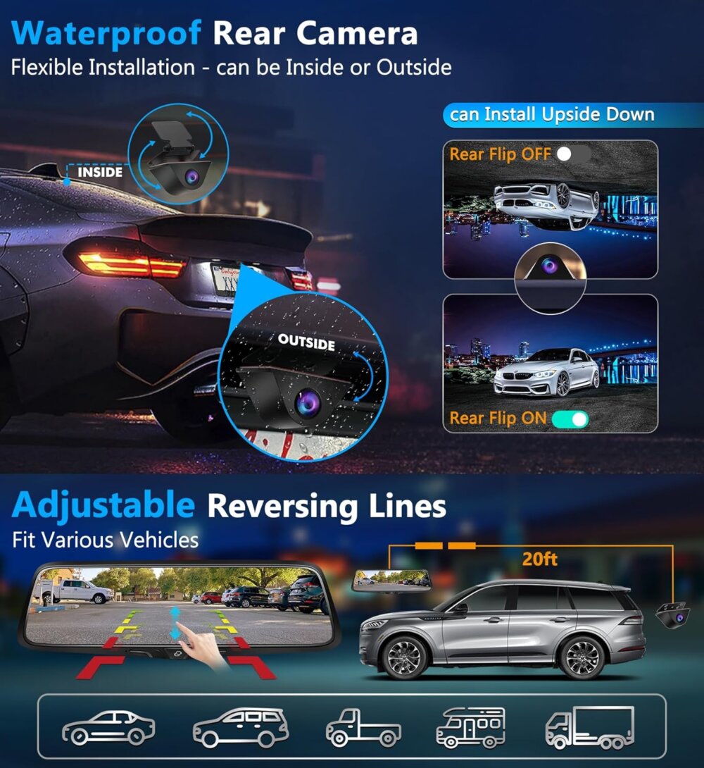 PORMIDO OEM Mirror Dash Cam: The Ultimate Guide to a Seamless 2K Integrated Camera System - Image 8