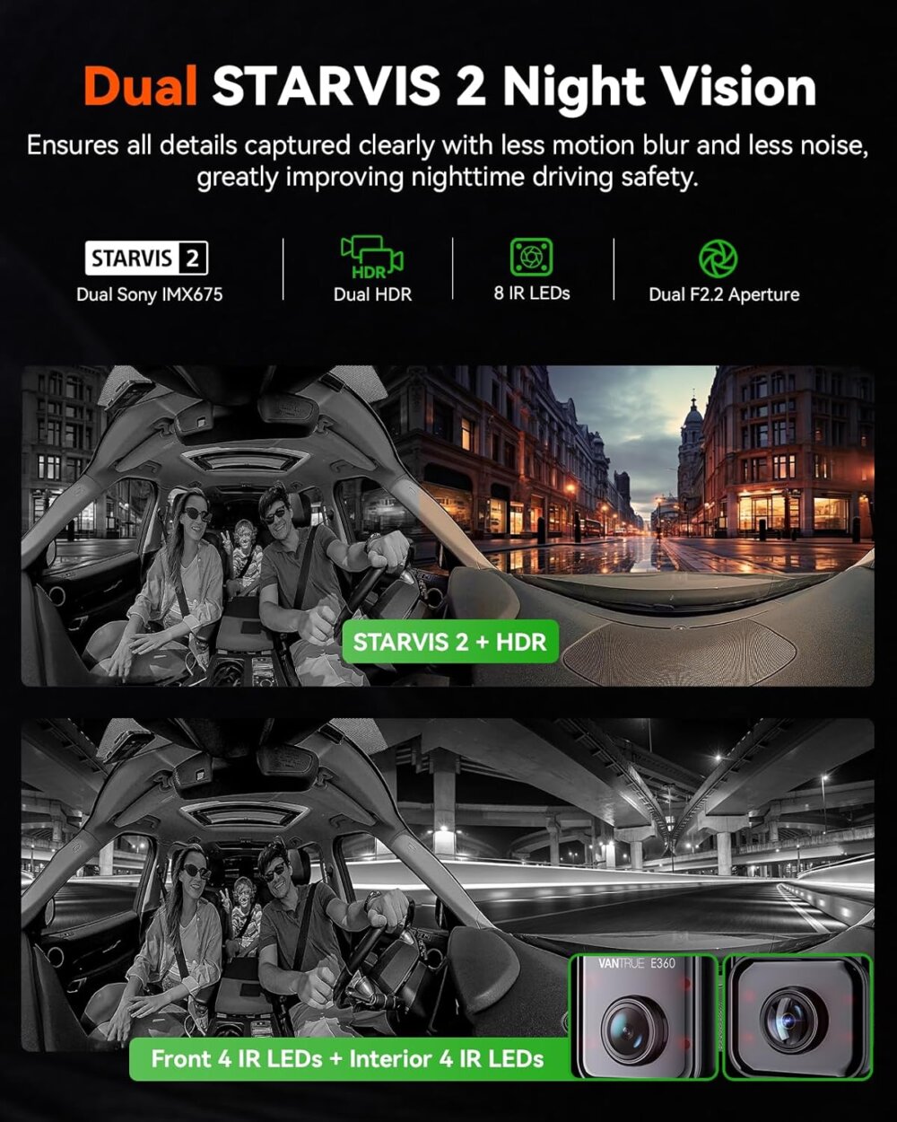 Vantrue E360 ACE: The All-in-One Guide to Immersive 5.2K 360° Dash & Action Cam Recording - Image 8