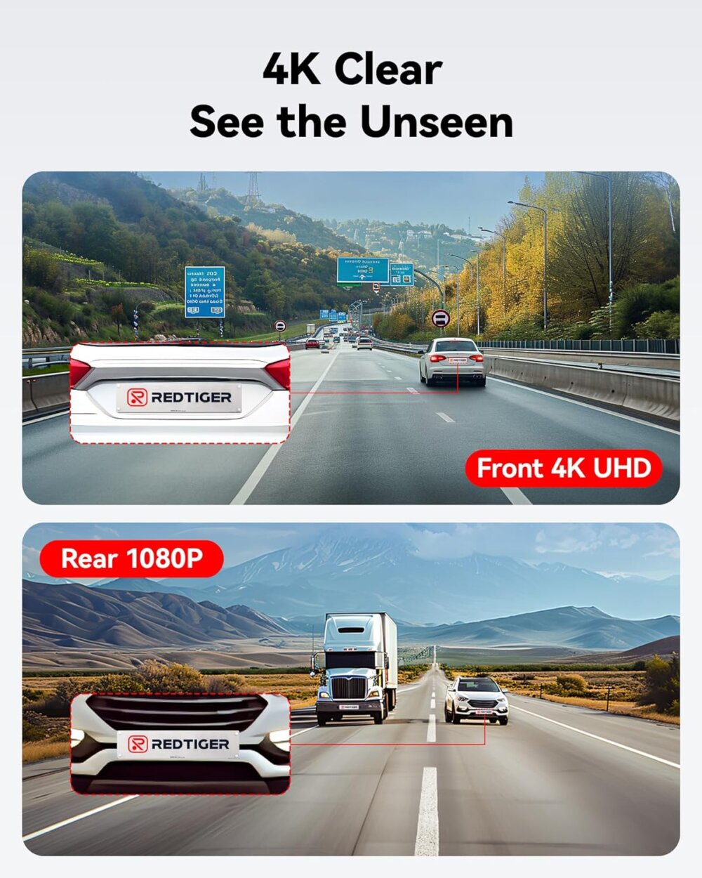 REDTIGER F7NP Dash Cam: Your Complete 4K Solution for Reliable Road Safety - Image 4
