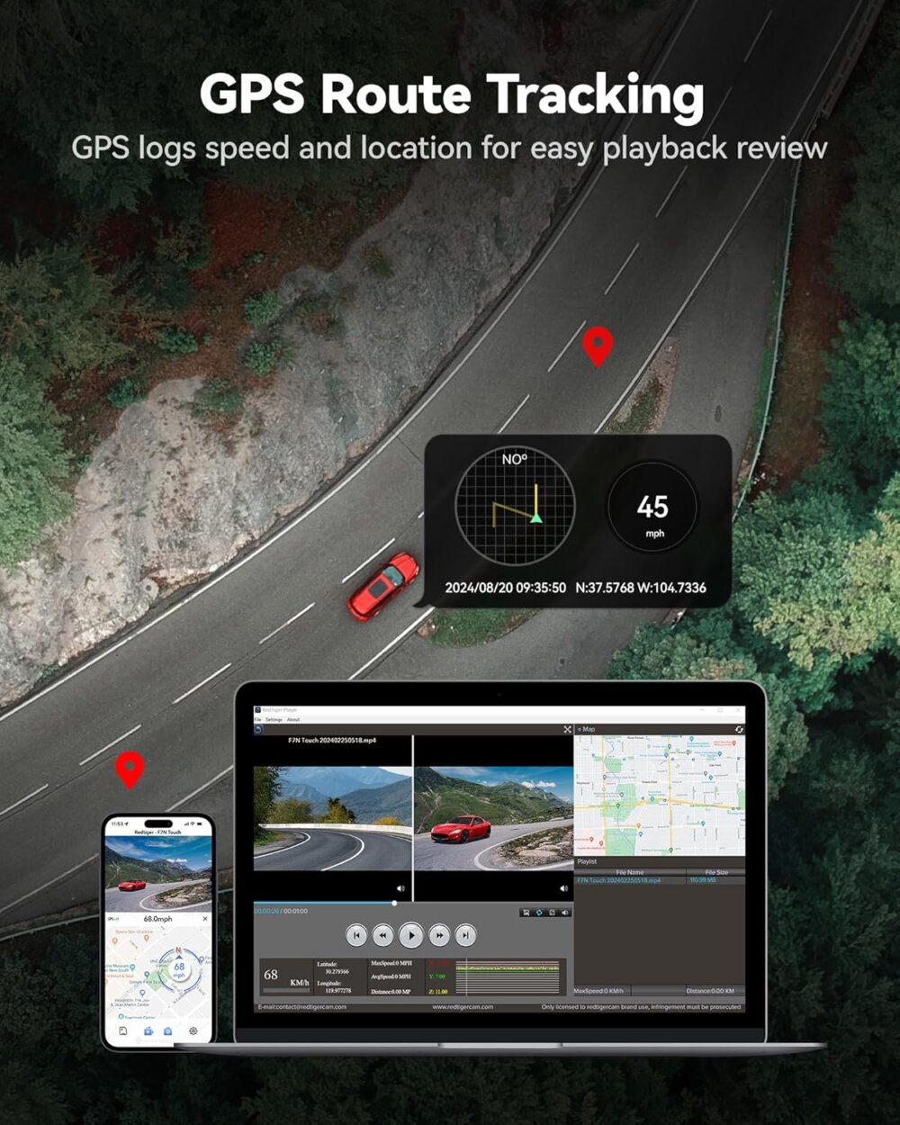 REDTIGER F7N Touch: The Ultimate 4K Guide to User-Friendly Dash Cam Protection - Image 9