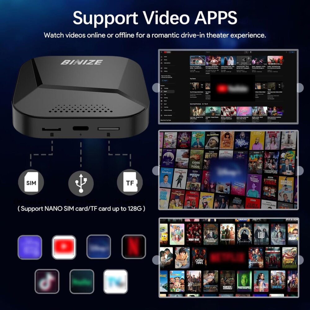 Binize CarPlay AI Box: The Ultimate Guide to Getting a Full Android 13 System in Your Car - Image 8