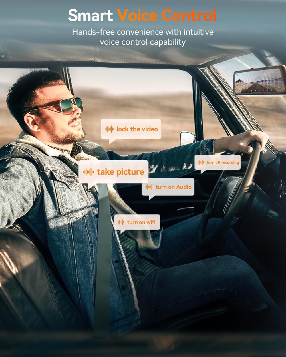 WOLFBOX G900 PRO: The Ultimate 4K Guide to a Smarter, Clearer Mirror Dash Cam View - Image 4