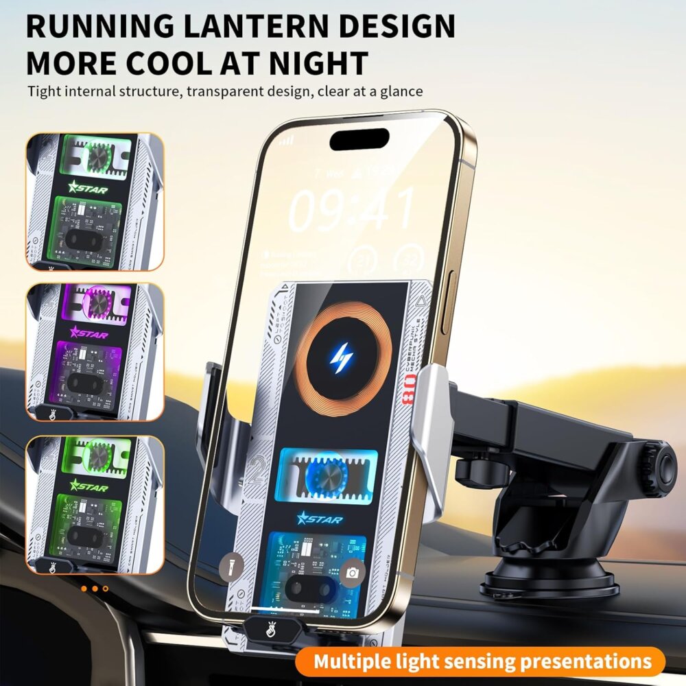Wireless Car Charger Mount: The Ultimate Guide to 15W Hands-Free Automatic Clamping & Charging - Image 8