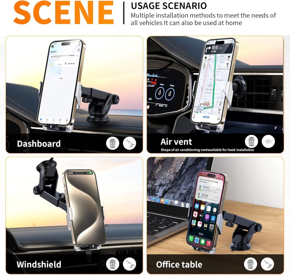 Wireless Car Charger Mount: The Ultimate Guide to 15W Hands-Free Automatic Clamping & Charging - Image 7