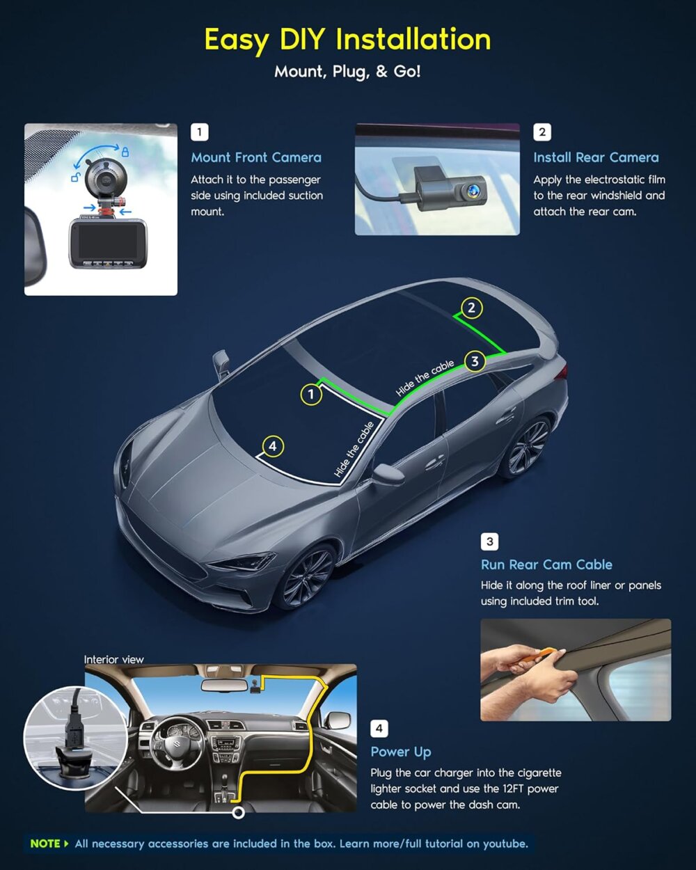 ROVE R2-4K Dash Cam: The Ultimate 2-in-1 Guide for Unbeatable Road Security in 2025 - Image 5