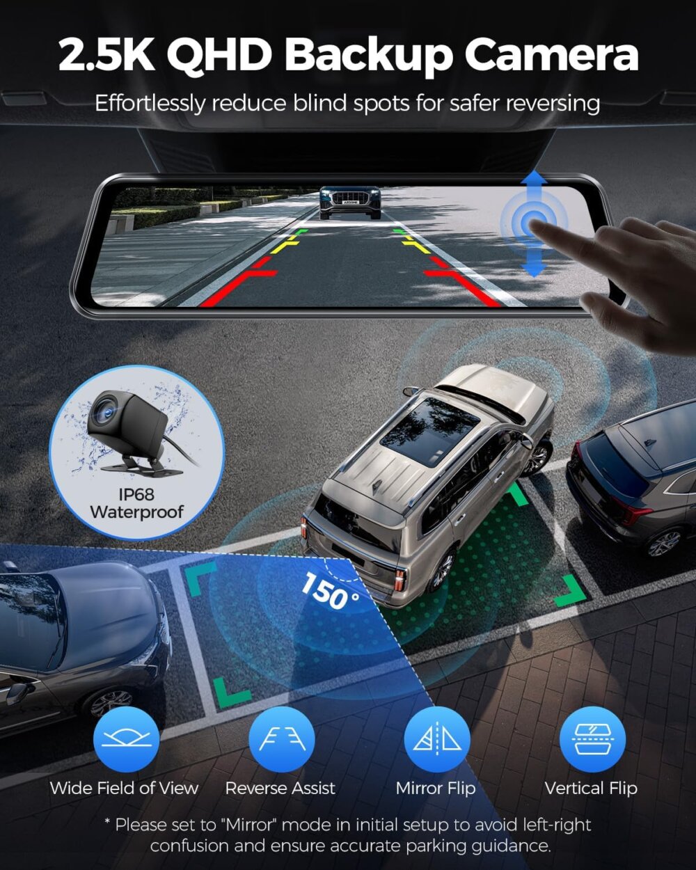 AZDOME PG17 Max: The Ultimate Guide to Your 4K Intelligent Mirror Dash Cam Co-Pilot - Image 8