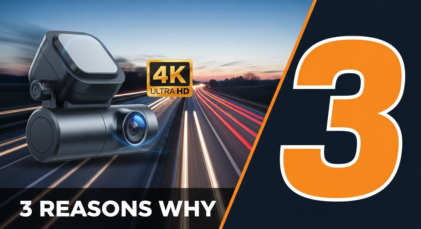 High-resolution Dash Cam: 3 Reasons to Get One Now